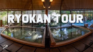 Japanese Ryokan Tour  Our Stay at a Japanese Inn  The Planet D [upl. by Halilak]