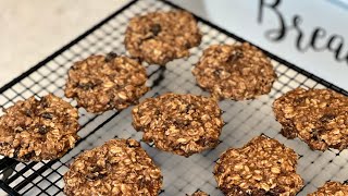 How To Make The BEST Oatmeal Raisin Cookies  Healthy Vegan Recipe [upl. by Arenahs]