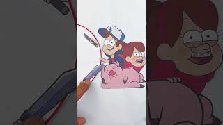 Guess The Real Tool Of Gravity Falls gravityfallsartshorts ytshorts [upl. by Kuhlman]