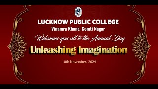 Annual Function  Lucknow Public College Gomti Nagar [upl. by Lahtnero]