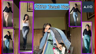 AJIO Jeans Haul Best and affordable Haul Latest AJIO Haul [upl. by Nadler936]