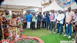 Nananom at Akwamufie performs powerful ritual for Bawumia to break the 8 [upl. by Leugimesoj]