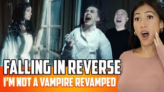 Falling In Reverse  Im Not A Vampire Revamped 1st Time Reaction [upl. by Laurice406]