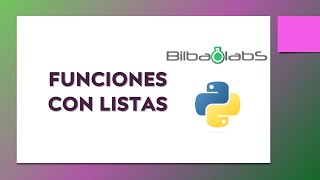 17 FUNCIONES con LISTAS en Python [upl. by Rebe]