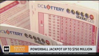 Powerball jackpot reaches 750M [upl. by Kushner401]