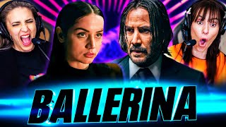 BALLERINA TRAILER REACTION John Wick Movie  Ana De Armas  Keanu Reeves [upl. by Landing]