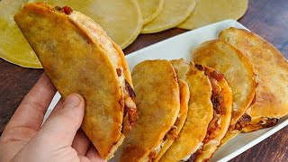 Recette tacos 100 fait maison  Pâte à tortilla rapide [upl. by Pulling]