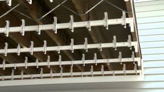 UnderShield  Attaching Grid Bars to Joists [upl. by Caitrin]