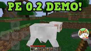 Minecraft PE 02 Demo  Pocket Edition lite [upl. by Aiynat]