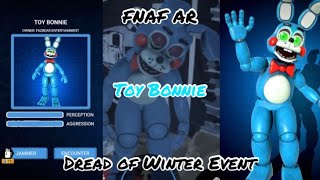 FNAF AR  Fighting Toy Bonnie by a lure  Dread of Winter Event [upl. by Ahseki748]