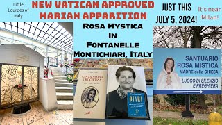 New Vatican Approved Marian Apparition  Rosa Mystica Approved July 5 2024  Montichiari Italy [upl. by Arman167]