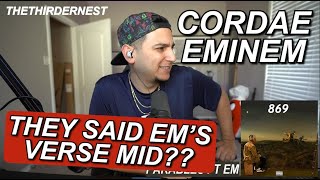 MID OR NAH  CORDAY X EMINEM quotPARABLES REMIXquot FIRST REACTION [upl. by Lebaron133]