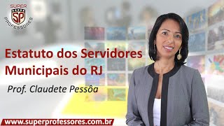 Estatuto dos Servidores Municipais do RJ  Questões [upl. by Reed139]