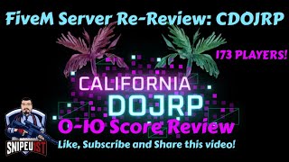 FiveM Server ReReview  California DOJRP  CDOJRP [upl. by Alexine643]