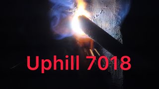 Uphill Vertical 7018 for beginners uphill arc welding [upl. by Hux834]