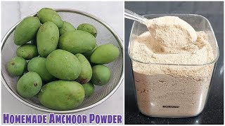 Homemade Amchoor Powder Recipe  How to make fresh Storable Dry Mango Powder at homeअमचूर कैसे बनाए [upl. by Lekar]