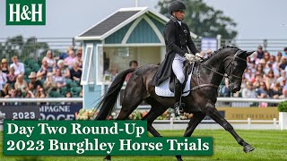 New Leader Smashes Records  Burghley Horse Trials Friday Dressage RoundUp [upl. by Novick]