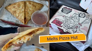 Melts Pizza  Menu Terbaru Pizza Hut  Review menu baru Pizza Hut PizzaHutIndonesia [upl. by Eimmak]