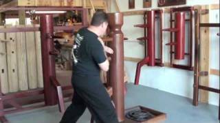 Freestanding Wing Chun  JKD Dummy [upl. by Noseyt483]