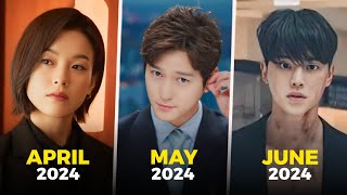 12 MostAnticipated Korean Dramas Releasing in 2024 AprilJune [upl. by Elizabeth]