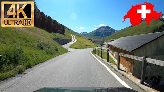 DRIVING TO THE HIGHEST VILLAGE IN SWITZERLAND  JUF  4K  60 FPS [upl. by Arodoet272]