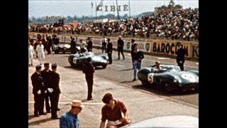 Ecurie Ecosse Le Mans 1959 UK TestingRace 8mm Cine Film [upl. by Yessydo]