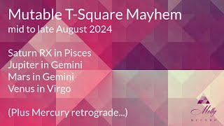 Mutable Mayhem  Change Is The Name of The Game  Gemini Virgo Pisces  MidAugust 2024 Astrology [upl. by Som714]