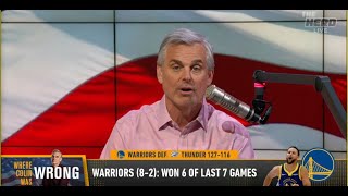 THE HERD  Colin Cowherd Admits He Was WRONG About The Golden State Warriors They Are ELITE  NBA [upl. by Bord403]