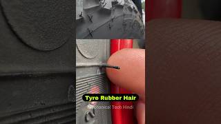 Tyre Rubber Hair  Why Rubber Hair Present On Tyre Surface  Bike  Car Tyre Buying Tips shorts [upl. by Ludwig711]