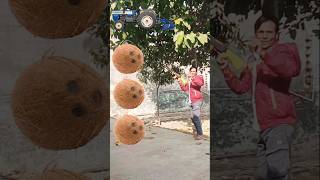 Rounding coconut to Tractor Jcb Rollar amp Alto  Vehicles names magic video vfx [upl. by Laurita]