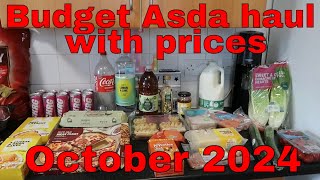 Budget Asda shopping haul with prices [upl. by Fishback]