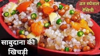 Sabudana Ki Khichdi Sabudana Ki Recipe Vrat Special Recipe Sabudana Ki Khichdi Kaise Banate Hain [upl. by Krys]