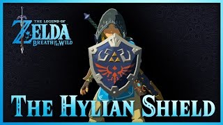 Zelda Breath of the Wild • How to get the Hylian Shield • Central [upl. by Elmer47]