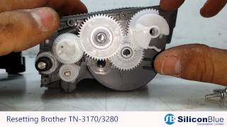 How to reset BROTHER Toner TN32303280 [upl. by Nikolas]