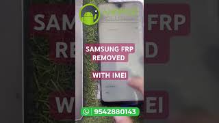 SAMSUNG FRP BY IMEI [upl. by Aivat]