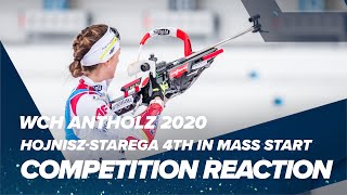 Antholz 2020 HojniszStarega 4th in Mass Start [upl. by Nayt637]