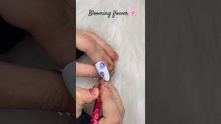 Blooming flower nail art🌸 trending nails youtubeshorts viralvideo instagram reels shorts [upl. by Ennayrb347]