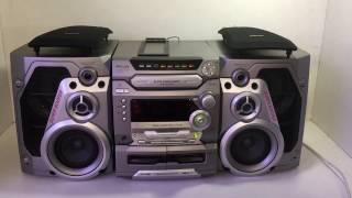 Panasonic SAAK47 5 Disc Stereo System 4 Way 170W Monster Sound [upl. by Idelson632]