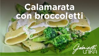 Calamarata con broccoli salsiccia e crema di parmigiano [upl. by Merri816]