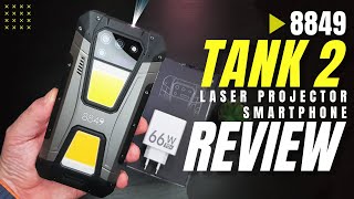 8849 Tank 2 from UniHertz REVIEW Laser Projector Smartphone [upl. by Stauder]