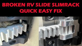 Broken RV Slide Lippert SlimRack Failure Quick and Easy fix [upl. by Oam121]