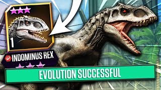 INDOMINUS REX TWORZYMY NAJLEPSZA HYBRYDĘ  Jurassic World The Game 31 [upl. by Wendalyn]