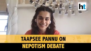 Have lost some movies due to nepotism in Bollywood Taapsee Pannu [upl. by Kimble4]