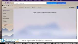 YahooMail  comment créer et gérer des dossier Yahoo [upl. by Twitt811]