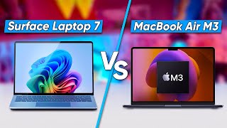 Microsoft Surface Laptop 7 Vs MacBook Air M3  Make The Right Choice [upl. by Royo]