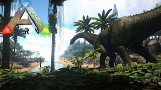 OVUNQUE BRONTOSAURI 1  ARK SURVIVAL EVOLVED RAGNAROK GAMEPLAY ITA [upl. by Eirotal]