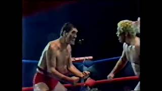 AWA 1984 030484 Ronnie Garvin and Buddy Roberts vs Giant Baba and Tenyru Chicago [upl. by Ansaev]