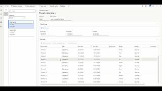 How to create Fiscal calendars Fiscal years and period and budget cycles in D365 FO [upl. by Fidelia]