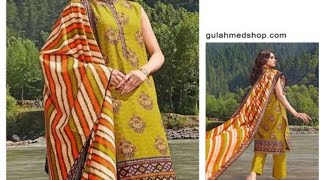 Gul Ahmed 💯 Lawn 3 Piece2500 Call 03221765684 [upl. by Anaibaf]