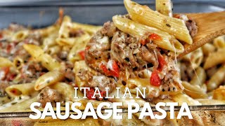 This Italian Sausage Pasta Is So Easy Youll Forget About Other Pasta Recipes [upl. by Fredkin]